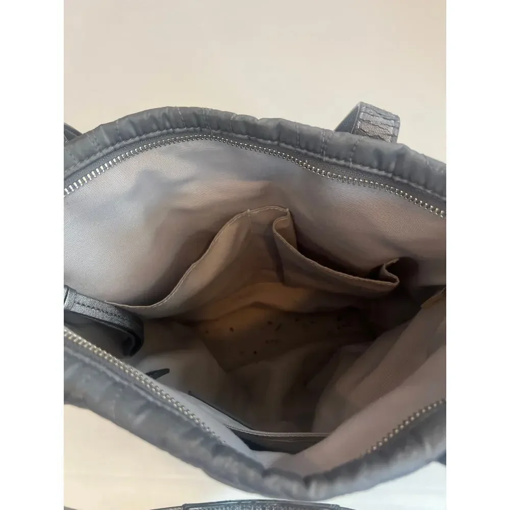 Coach Vintage Laura Circle tote bag in steel gray with sequin embellishments